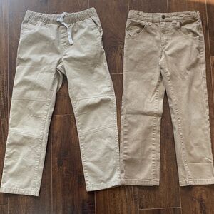 Boys tan pants size 7